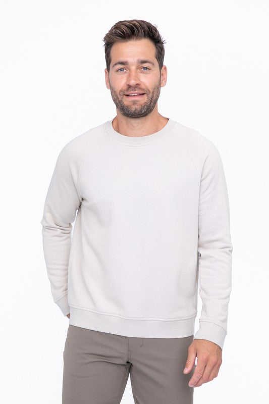 Cotton Blend Classic Crewneck