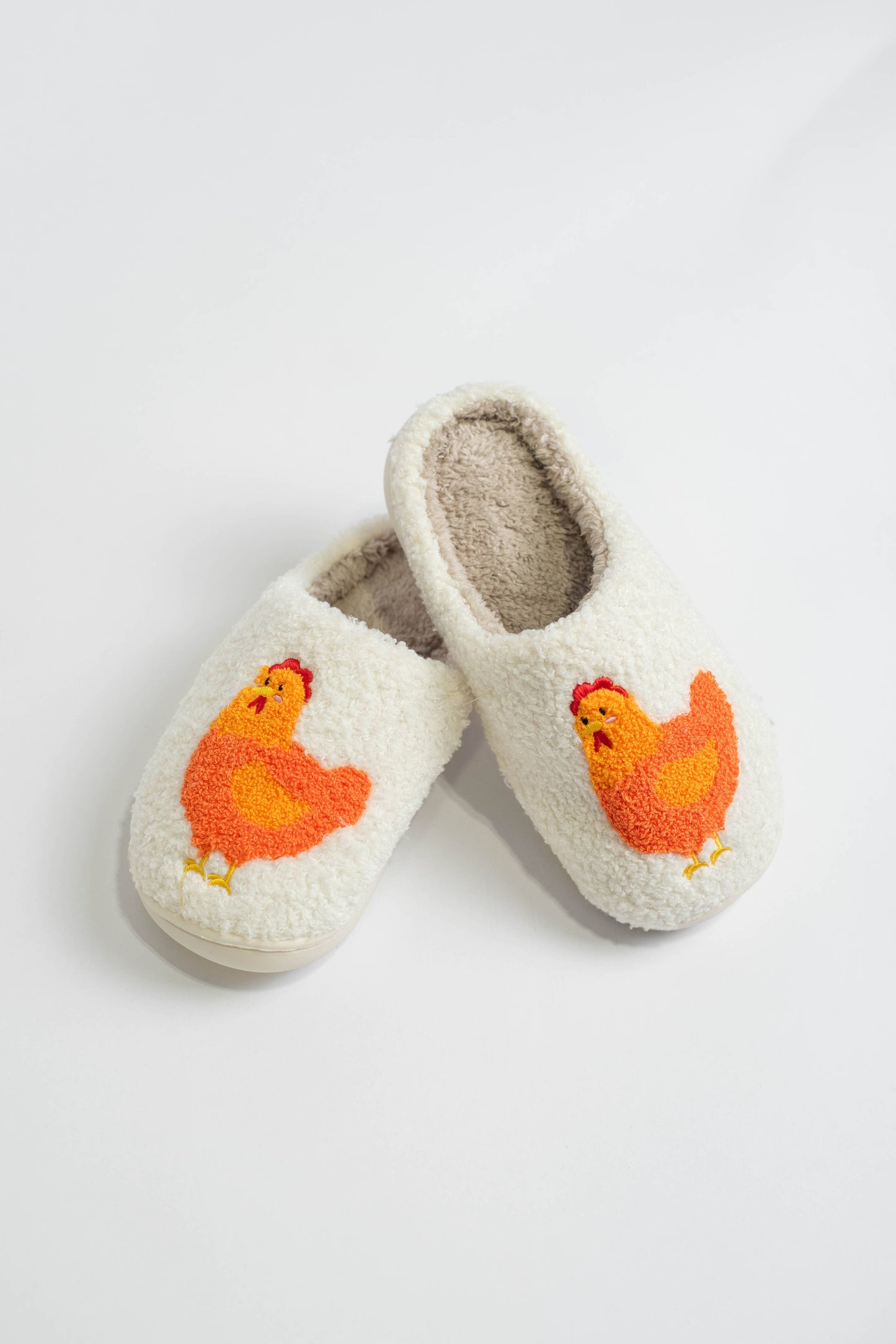 AFC Fuzzy Chicken Slippers- Adult