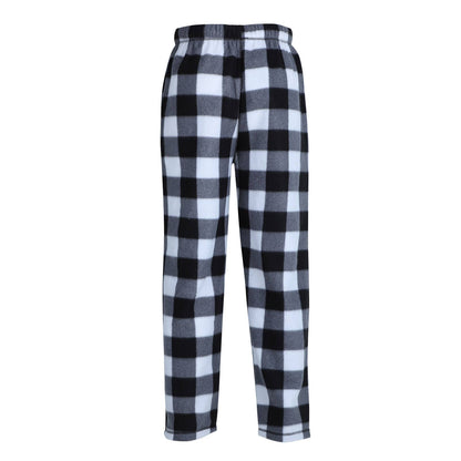 LeeHanTon Men's Plaid Fleece Pajama Pant