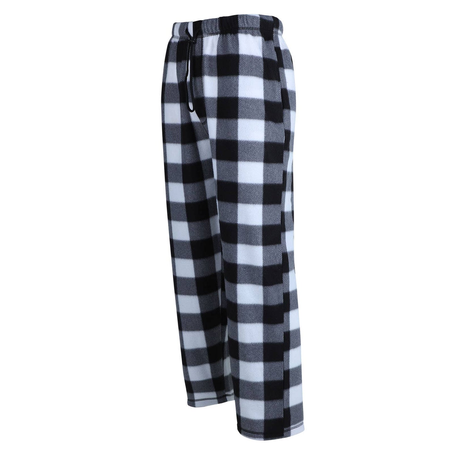 LeeHanTon Men's Plaid Fleece Pajama Pant