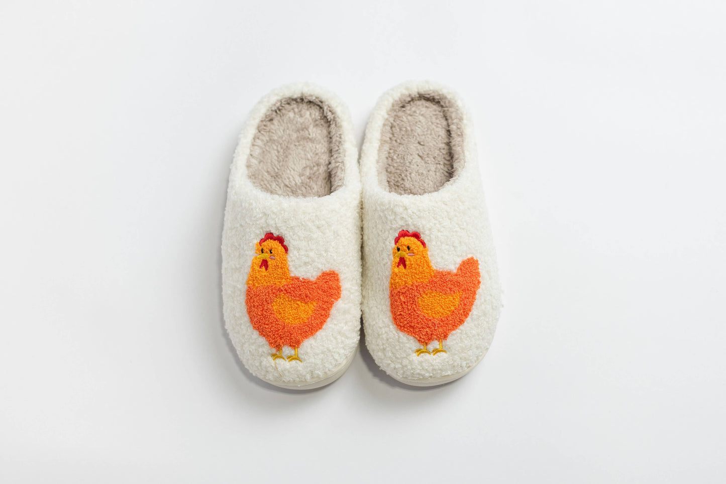 AFC Fuzzy Chicken Slippers- Adult