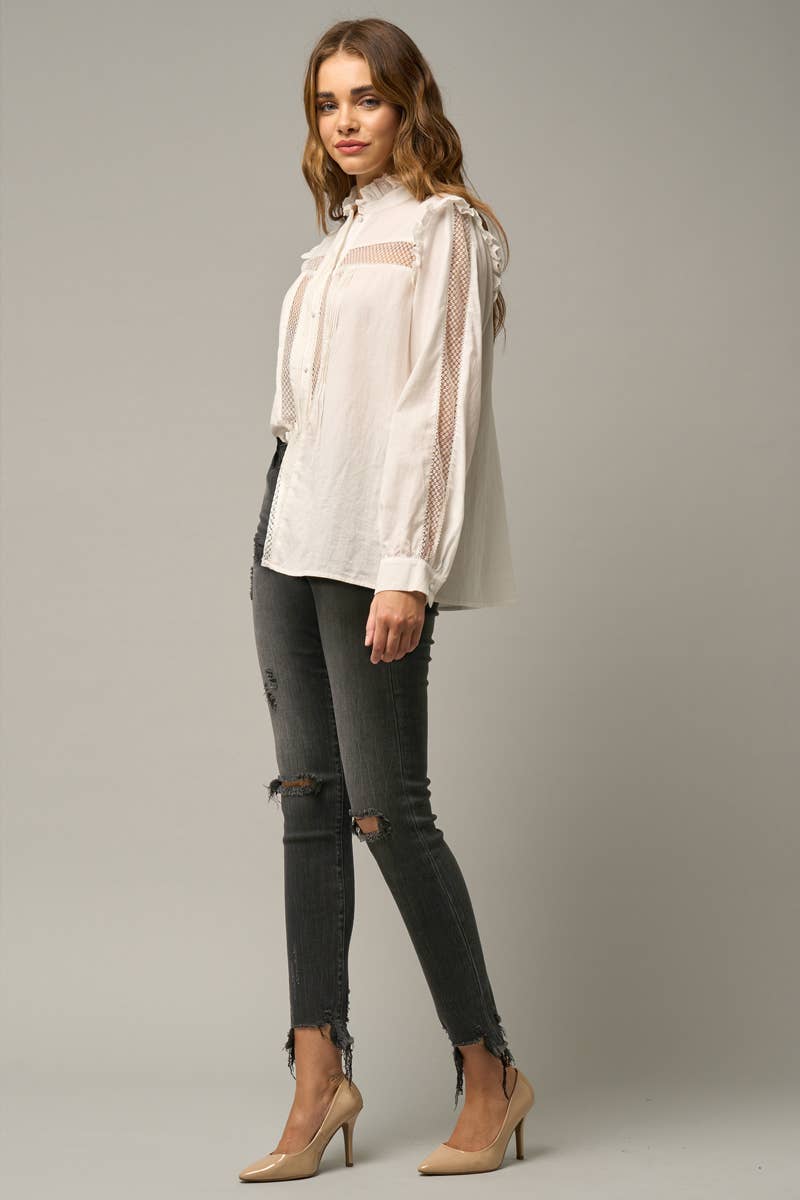 Stretch Mid Rise Skinny Jeans