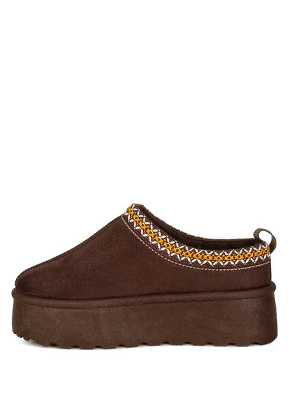 Jesters Embroidered Platform Classic Slip-On